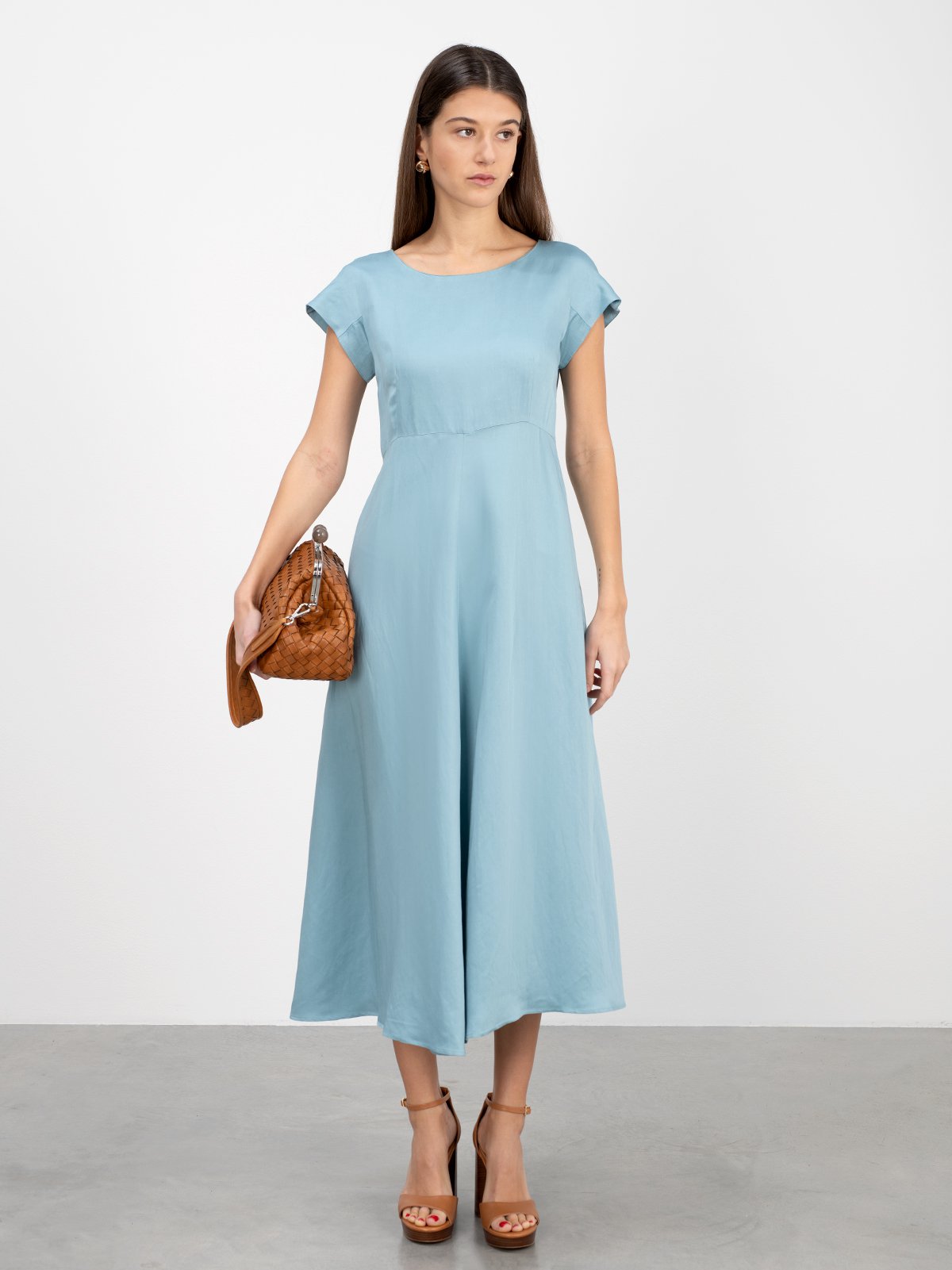 Women's dress blue Weekend Max Mara | Soulz.lt