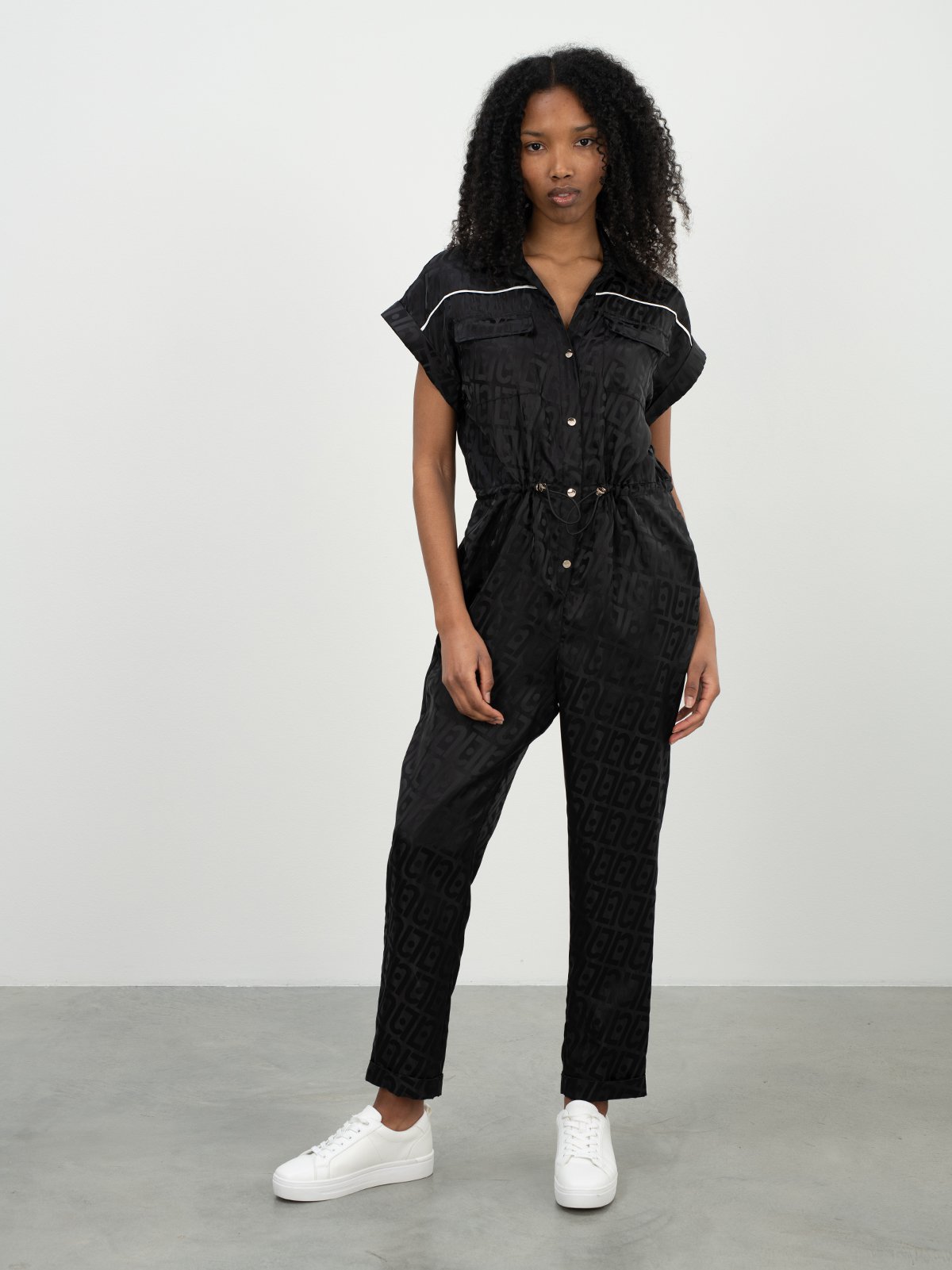 オールインワン・サロペット LIU JO Woman Jumpsuits Black VA5033JS360 22222 Women's overall black Liu Jo | Soulz.lt