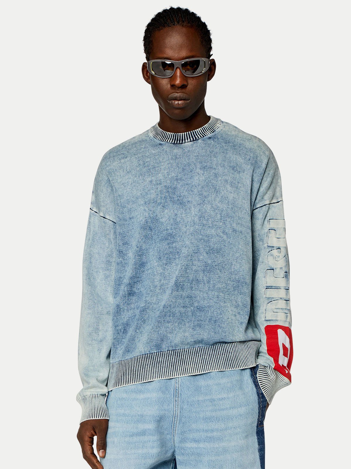 Men's pullover blue Diesel | Soulz.lv