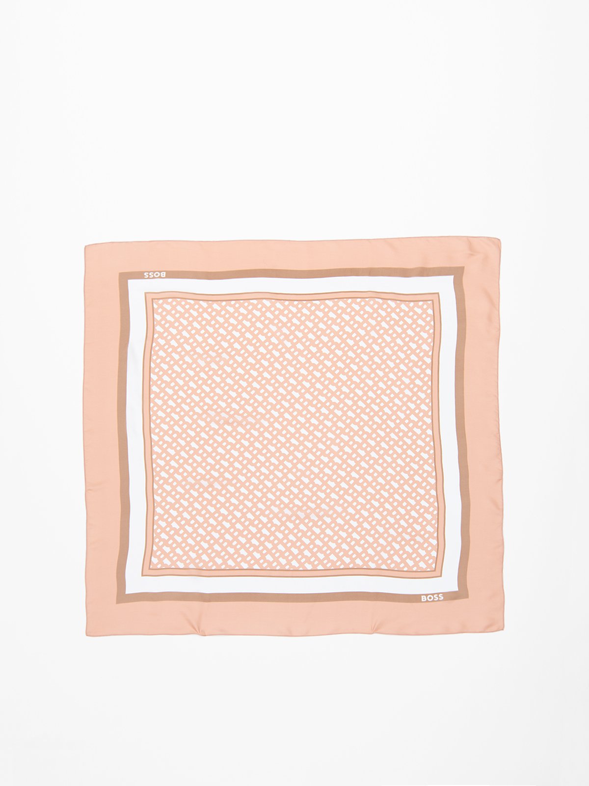 Women's scarf light pink BOSS | Soulz.lt