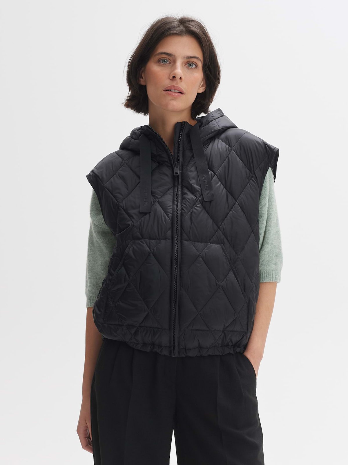 Women's vest black Opus | Soulz.lt