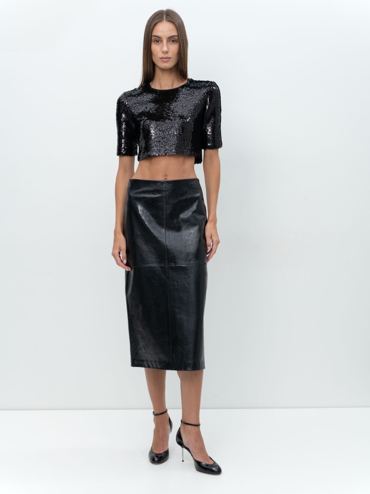 Women's skirt black Sportmax | Soulz.lt