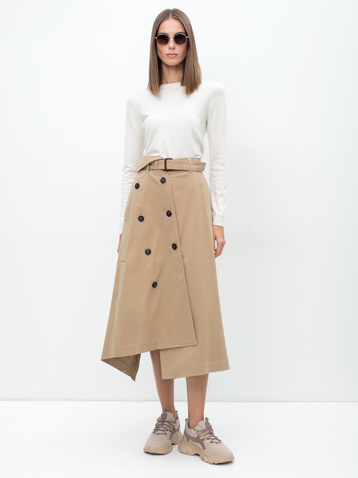 ムク sar Moteriškas sijonas ruda Weekend Max Mara | Soulz.lt
