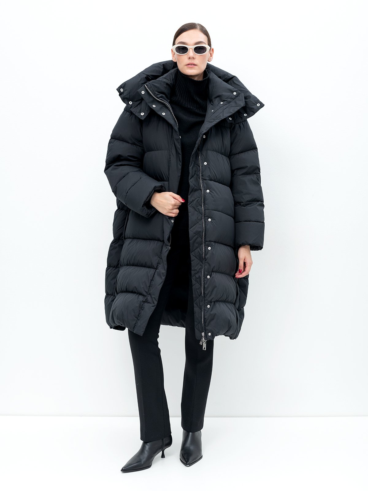 Women's down coat black Sportmax | Soulz.ee