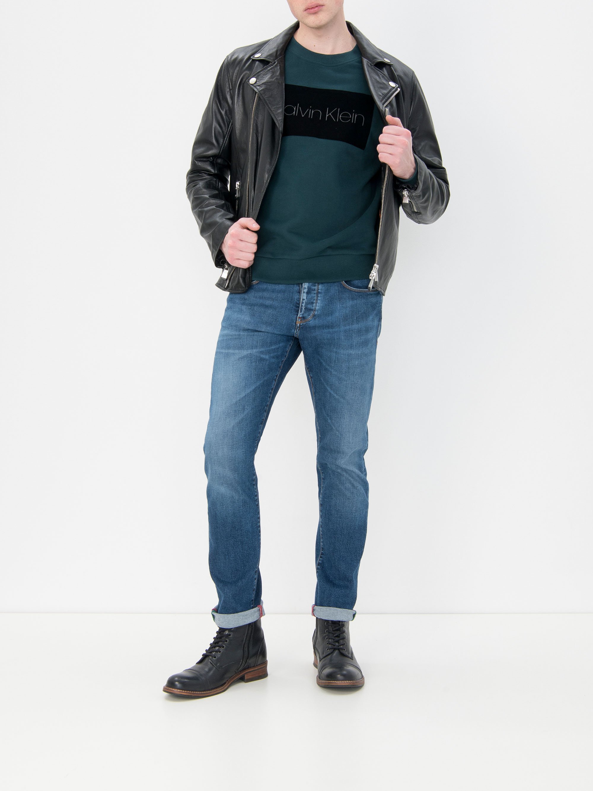 Men's leather jacket Armani Exchange | Soulz.lt