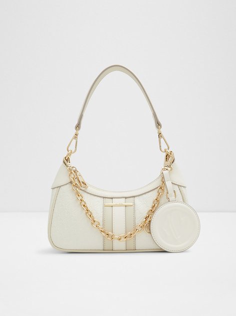 Women's white handbag